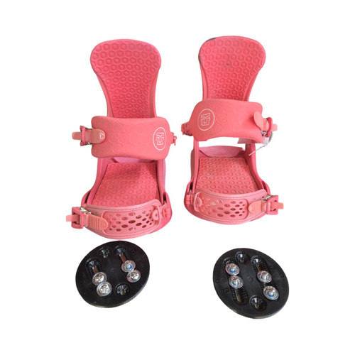 Vist Large View of Product Image Which is Used Union ROSA BINDINGS SIZE SMALL Womens Binding Only Pink SM