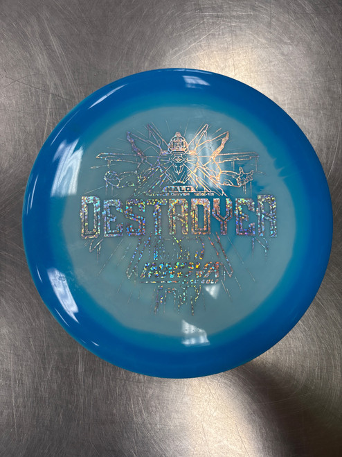 Vist Large View of Product Image Which is Used Innova HALO STAR DESTROYER Disc Golf Driver Royal Blue