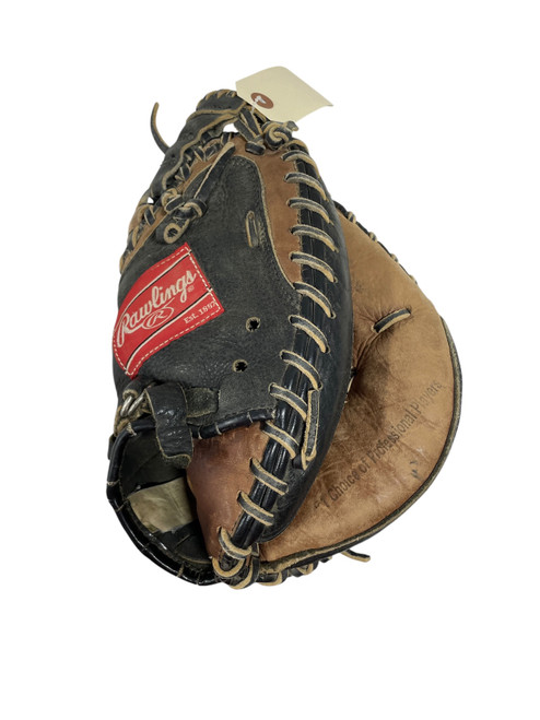 Vist Large View of Product Image Which is Used Rawlings RCM45BT BB/SB Catchers RH Throw Black And Copper 30"
