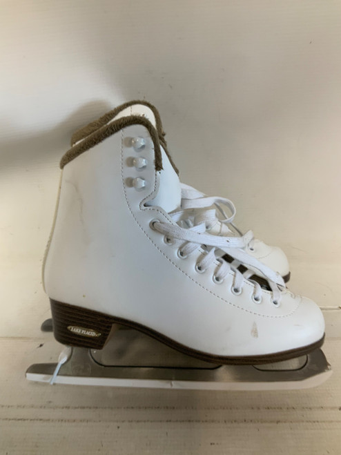 Vist Large View of Product Image Which is Used Lake Placid WHITNEY WomensFigure Skate White Senior 7