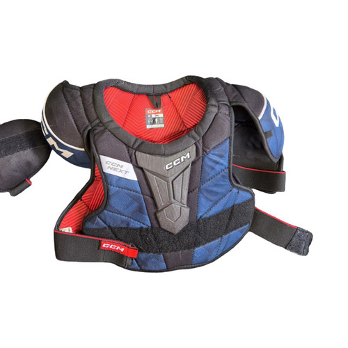 Vist Large View of Product Image Which is Used CCM NEXT SHOULDER PADS SM Senior Shoulder Pads SM