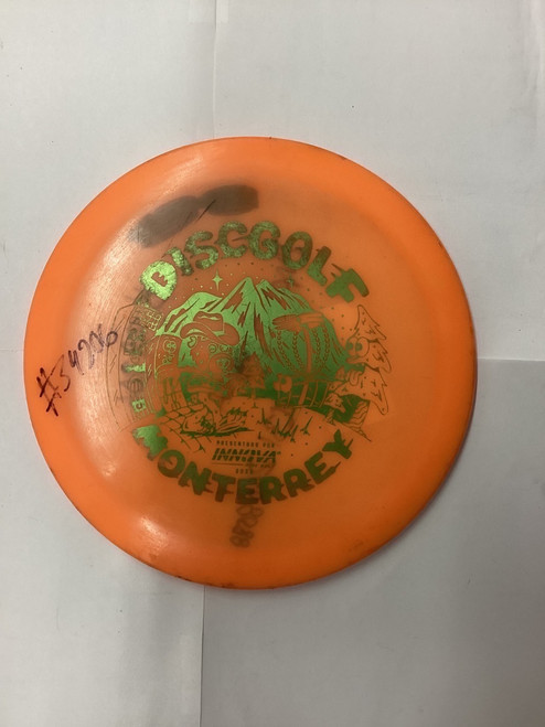 Vist Large View of Product Image Which is Used 173g Innova MONTEREY Disc Golf Driver Orange