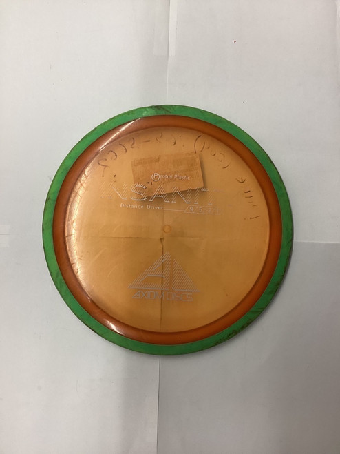 Vist Large View of Product Image Which is Used 174g Axiom INSANITY Disc Golf Driver Orange