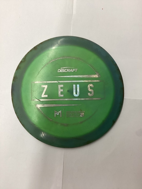 Vist Large View of Product Image Which is Used 174g Discraft ZEUS Disc Golf Driver Green