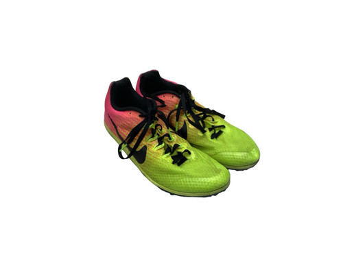 Vist Large View of Product Image Which is Used Nike RIVAL D Track & Field Cleats Adult Optic Yellow Senior 8.5