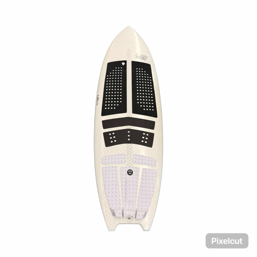 Vist Large View of Product Image Which is Used LIB TECH JET STREAM Surfboard White 5Ft 9In