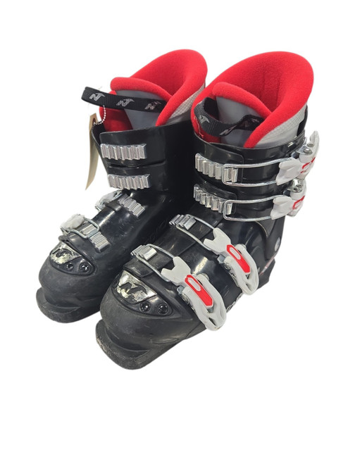 Vist Large View of Product Image Which is Used Nordica GP TJ Boys DH Ski Boot Black 225 MP - J04.5 - W5.5