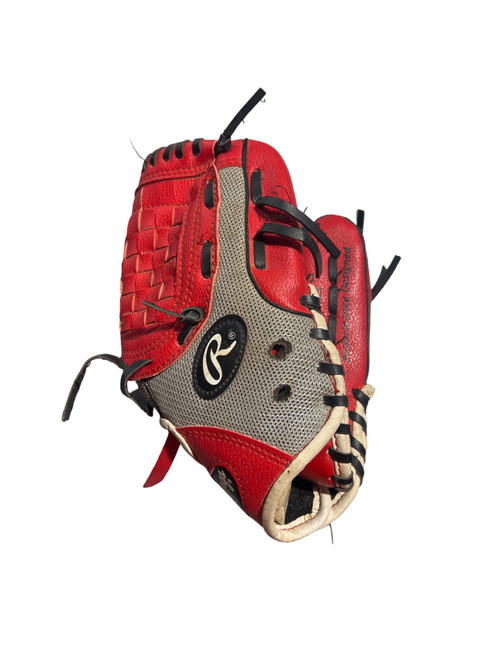 Vist Large View of Product Image Which is Used Rawlings PLAYERS SERIES BB/SB Glove RH Throw Red 10"