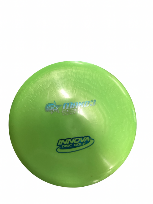 Vist Large View of Product Image Which is Used Innova MAKO 3 Disc Golf Mid Range Neon Green