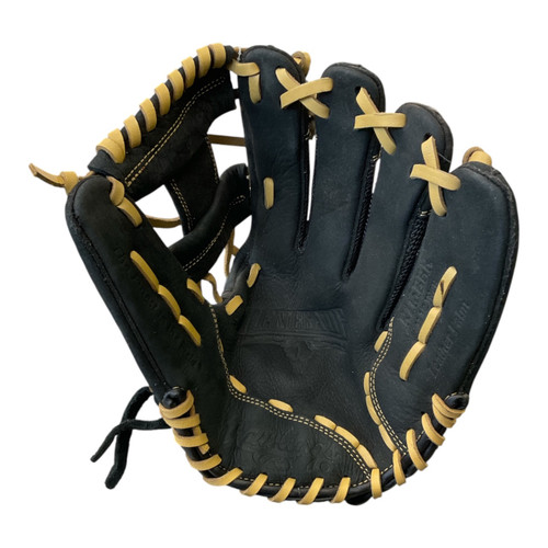 Vist Large View of Product Image Which is Used Rawlings RENEGADE BB/SB Glove RH Throw Black 11 1/2"