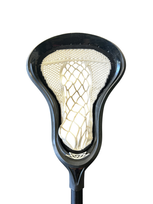 Vist Large View of Product Image Which is Used Warrior LAX STICK Men Atk/Mid Complete Stick Black