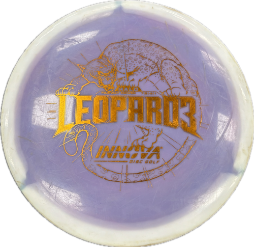 Vist Large View of Product Image Which is Used Innova HALO LEOPARD3 Disc Golf Driver Purple