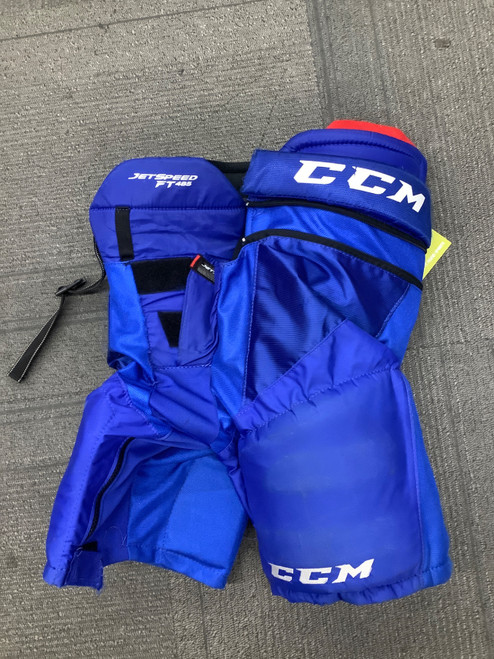 Vist Large View of Product Image Which is Used CCM JETSPEED FT 485 Junior Pant Royal Blue MD