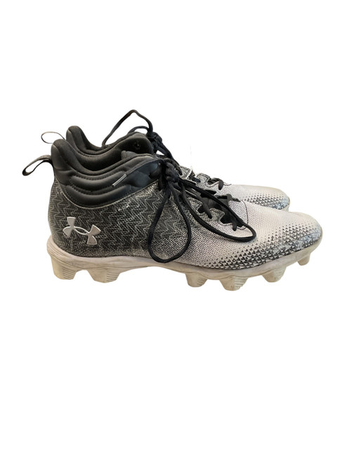 Vist Large View of Product Image Which is Used Under Armour Adult FB Cleats Black Senior 11.5