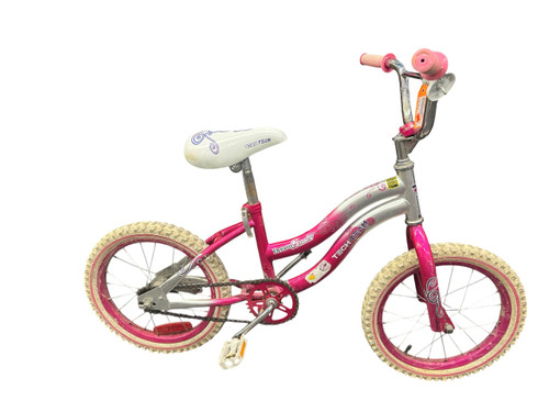 Vist Large View of Product Image Which is Used TECH TEAM DREAM Training Wheel Bike Girls Pink 16"