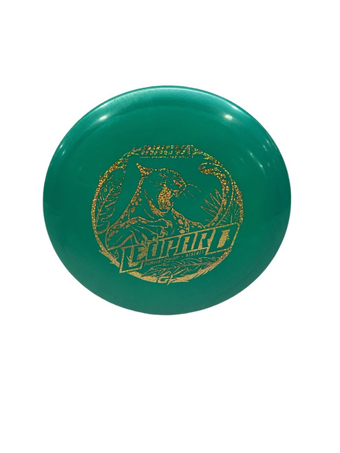 Vist Large View of Product Image Which is Used Innova LEOPARD Disc Golf Driver Dark Green