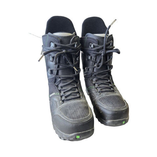 Vist Large View of Product Image Which is Used Burton INVADER MENS SNOWBOARD BOOTS Mens Snowboard Boots Black Senior 12
