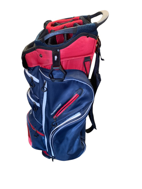 Vist Large View of Product Image Which is Used Club Champ USA Mens Cart Bag Navy Blue