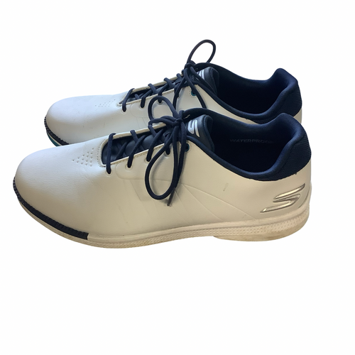 Vist Large View of Product Image Which is Used Sketchers Mens Golf Shoes White Senior 9.5