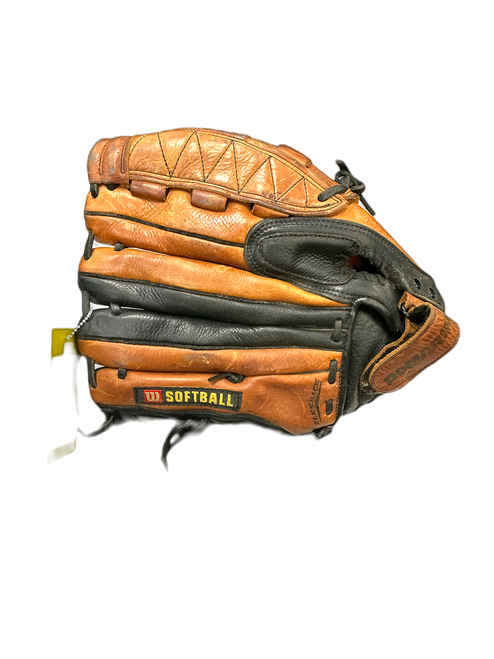 Vist Large View of Product Image Which is Used Wilson MONSTA SOFTBALL BB/SB Glove RH Throw Brown 13"