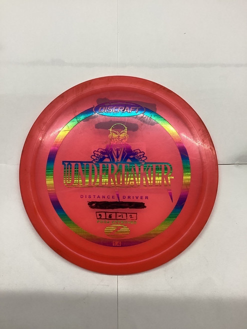 Vist Large View of Product Image Which is Used 174g Discraft UNDERTAKER Disc Golf Driver Pink
