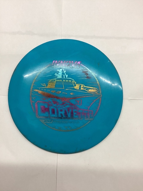 Vist Large View of Product Image Which is Used 173g Innova CORVETTE Disc Golf Driver Carolina Blue