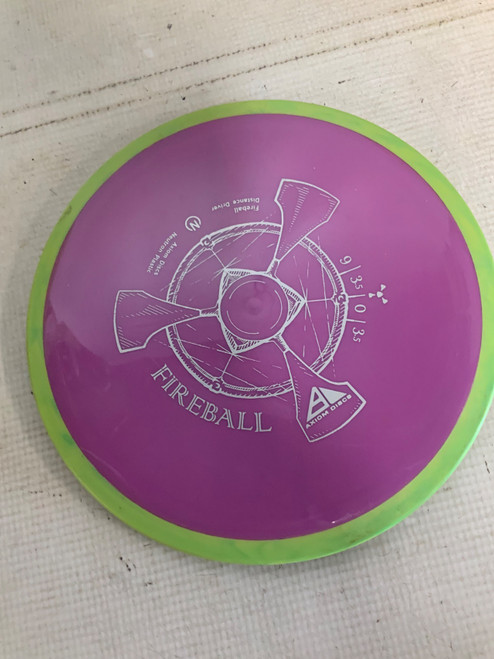 Vist Large View of Product Image Which is Used Axiom FIREBALL Disc Golf Driver Purple 173g