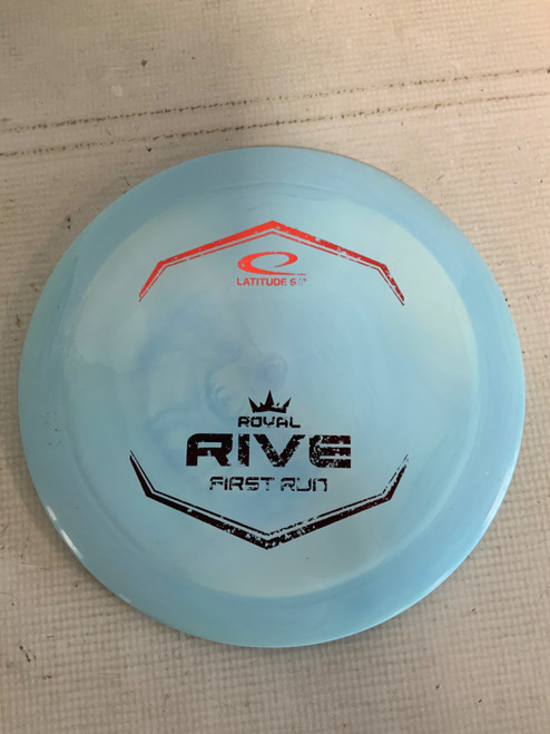 Vist Large View of Product Image Which is Used Latitude 64 RIVE ROYAL Disc Golf Driver Carolina Blue 175g