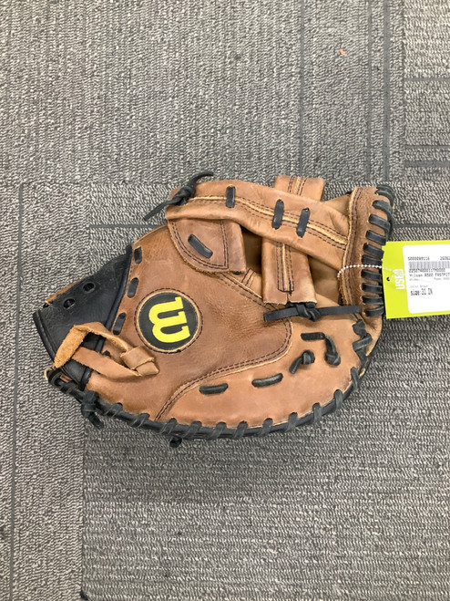 Vist Large View of Product Image Which is Used Wilson A500 FASTPITCH BB/SB Catchers RH Throw Brown 31"