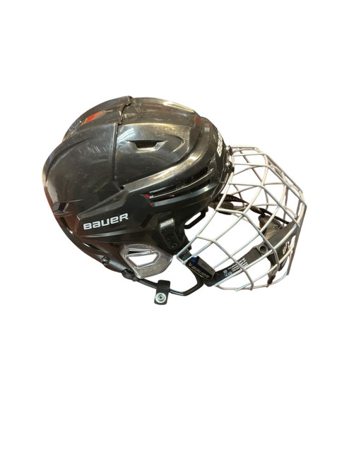Vist Large View of Product Image Which is Used Bauer REAKT 65 Helmet Cage Combo Black MD