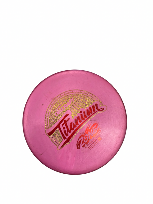 Vist Large View of Product Image Which is Used Discraft ZONE Disc Golf Putter Pink
