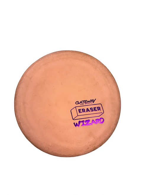 Vist Large View of Product Image Which is Used Gateway WIZARD Disc Golf Putter Orange