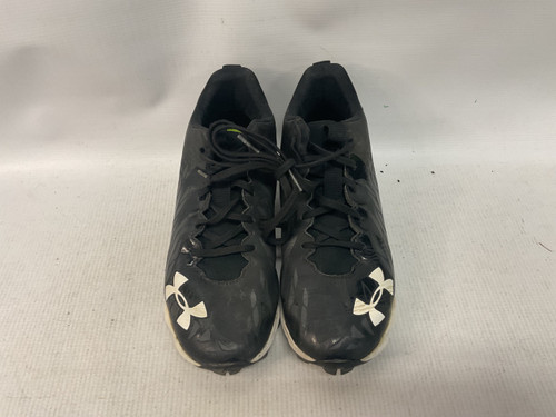 Vist Large View of Product Image Which is Used Under Armour BB/SB Cleats Black Junior 04.5