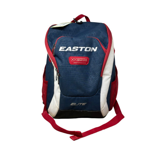 Vist Large View of Product Image Which is Used Easton ELITE RED/WHT/BLU BACKPACK BB/SB Player Backpack White/Royal/Red