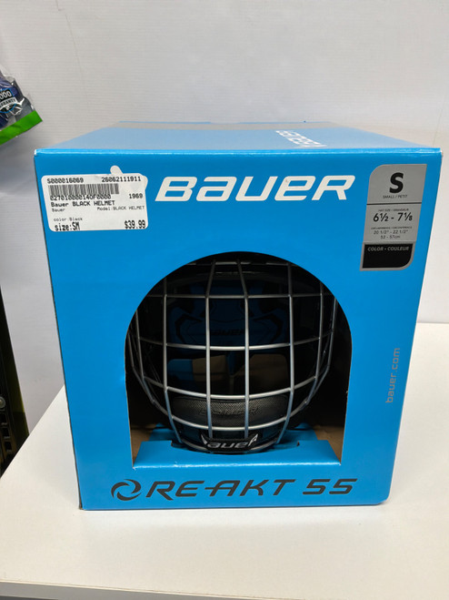 Vist Large View of Product Image Which is Used Bauer BLACK HELMET Helmet Cage Combo Black SM
