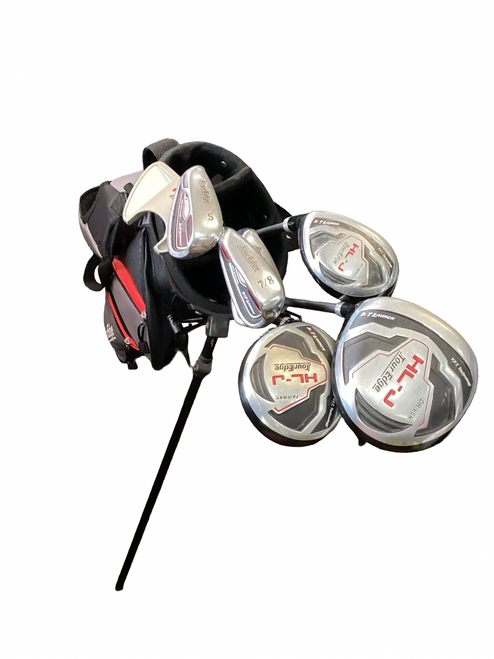 Vist Large View of Product Image Which is Used Tour Edge HOT LAUNCH 9-12 LH Jr Package Set LH Grey 8 Piece