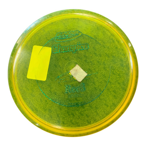 Vist Large View of Product Image Which is Used Innova CHAMPION ROC3 Disc Golf Mid Range Yellow