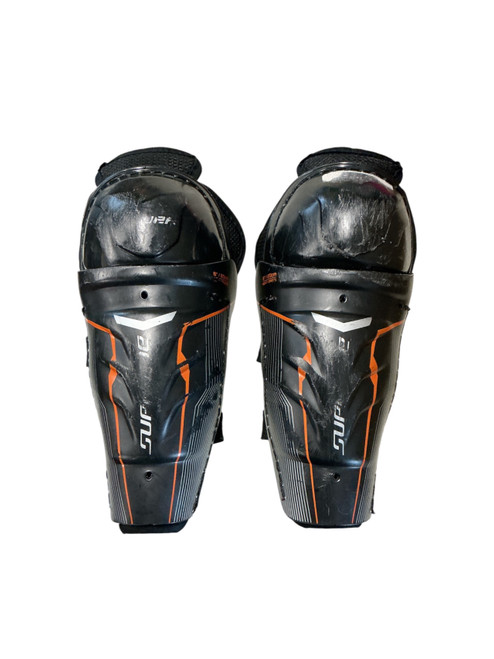 Vist Large View of Product Image Which is Used Bauer SUPREME Youth Shin Guards None 8"