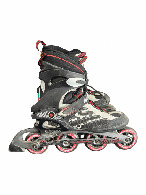 Vist Large View of Product Image Which is Used K2 MOTO SPEED Senior Rec Fitness Skates Black Senior 11