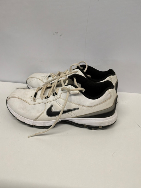 Vist Large View of Product Image Which is Used Nike Mens Golf Shoes White Senior 10.5