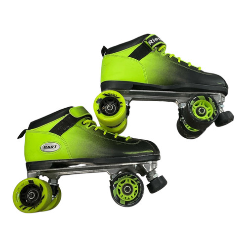 Vist Large View of Product Image Which is Used Riedell DART Senior Roller Quad Skates Green Senior 8