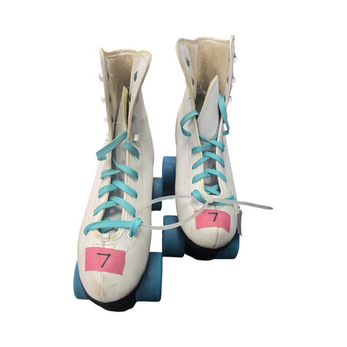 Vist Large View of Product Image Which is Used C SEVEN WHITE QUAD SKATES Senior Roller Quad Skates White Senior 7