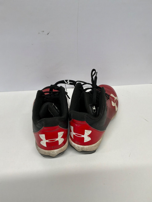 Vist Large View of Product Image Which is Used Under Armour BASEBALL CLEATS BB/SB Cleats Red Junior 03