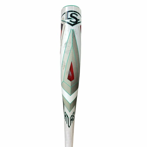 Vist Large View of Product Image Which is Used Louisville Slugger ATLAS 2025 BB/SB USSSA 2 3/4 Bat White 29"