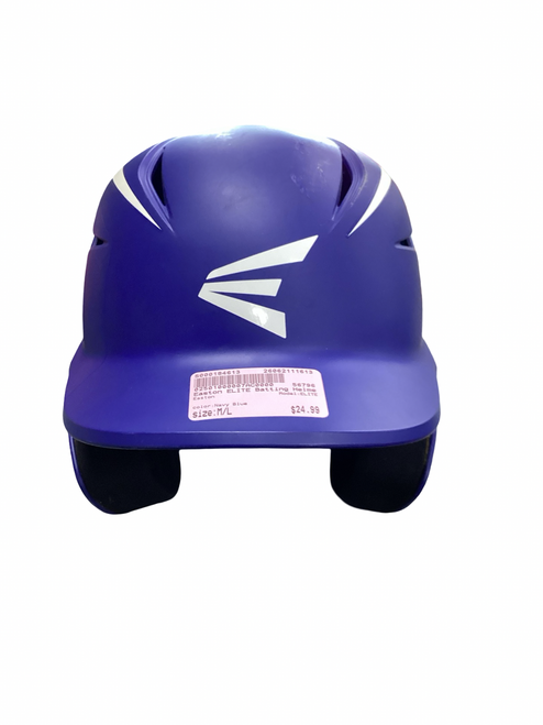 Vist Large View of Product Image Which is Used Easton ELITE Batting Helmet No Mask Navy Blue M/L