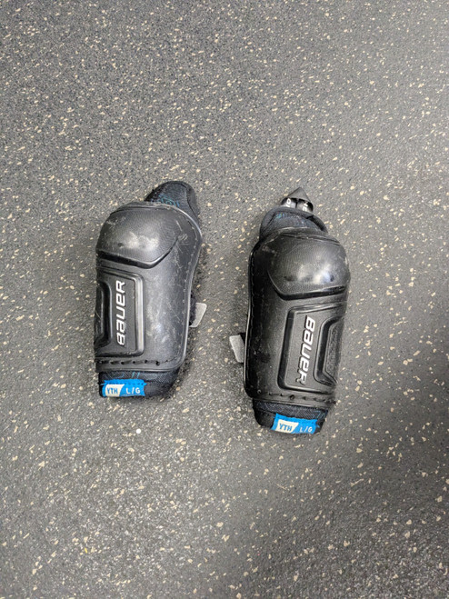 Vist Large View of Product Image Which is Used Bauer X EP Youth Elbow Pads LG