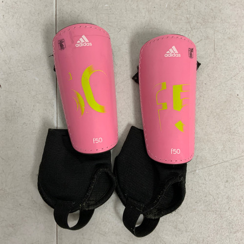 Vist Large View of Product Image Which is Used Adidas Soccer Shin Guards Youth Pink MD