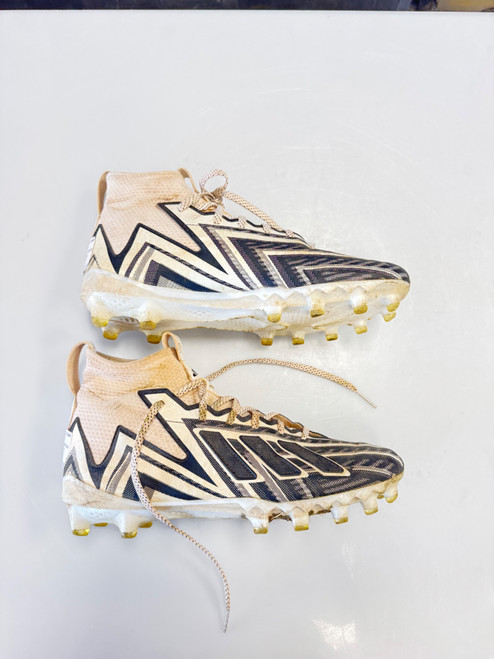 Vist Large View of Product Image Which is Used Adidas Adult FB Cleats White Senior 10.5