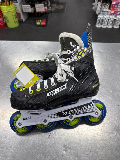 Vist Large View of Product Image Which is Used Bauer XR Roller Hockey Skates Black Senior 8