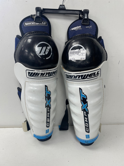 Vist Large View of Product Image Which is Used WinnWell COMP XT Senior Shin Guards None 14"